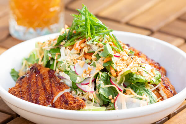 Crispy Chicken Katsu Salad